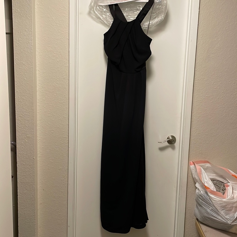Black maxi dress
